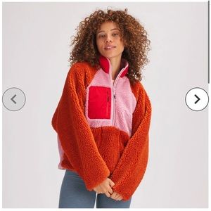 Brand New w/tag STOIC Mountain Sherpa Half Zip Pullover